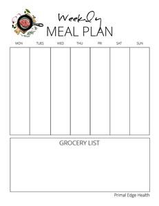 Easy Keto Weekly Meal Plan Free